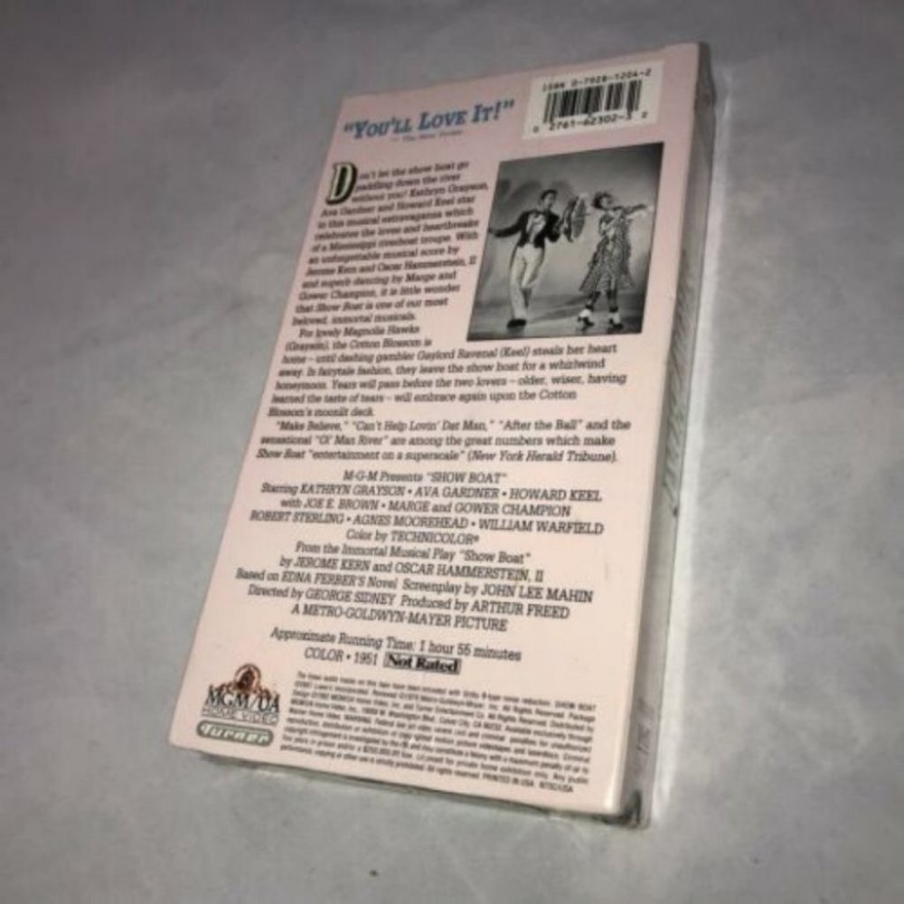 Show Boat VHS, 1992  MGM Musical sealed New - Picture 8 of 8